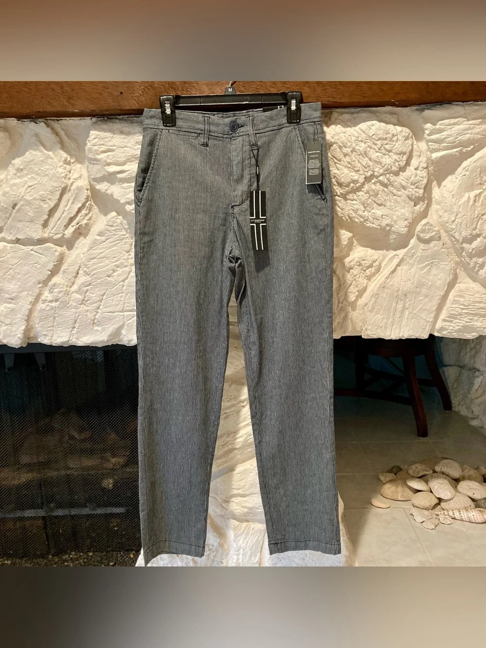 NWT Liverpool Los Angeles striped chino pants